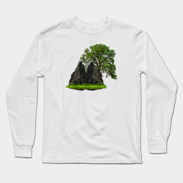 Floating Island Long Sleeve T-Shirt by Affects